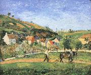 Camille Pissarro Men farming Germany oil painting artist